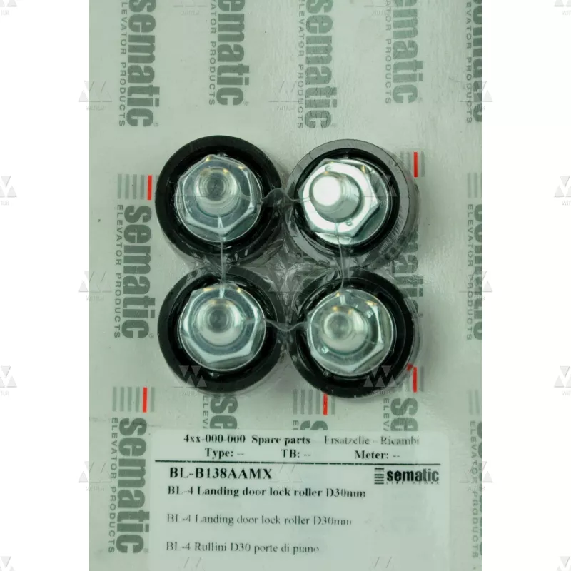 BL-B138AAMX | 4 X GALET DE SERRUREILLAGE C-MOD D.30MM