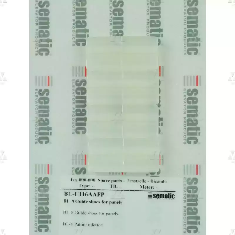BL-C116AAFP | LOT DE 8 PATINS CM/BG/RD/MF/CH