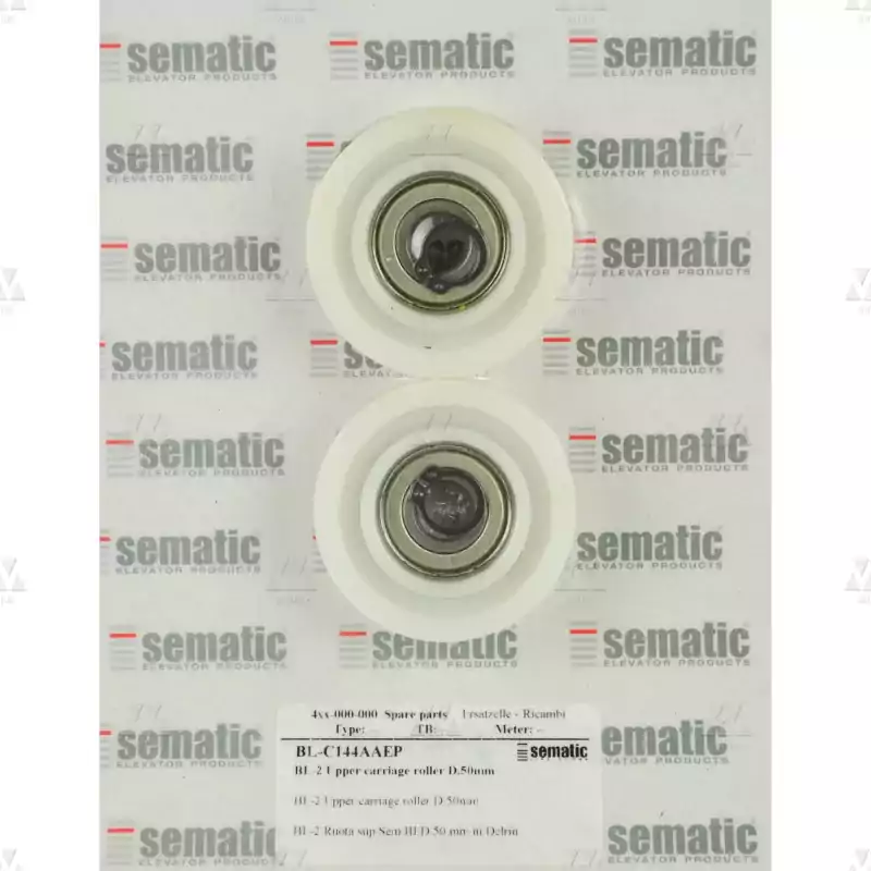 BL-C144AAEP | 2 X UPPER CARRIAGE ROLLER D.50MM

