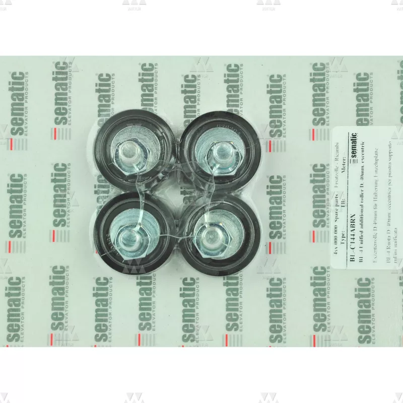 BL-C144ABRX | 4 X EXCENTRIC ROLLER FOR UNIFIED SUPPORT PLATE D.40MM (EXTERNAL)

